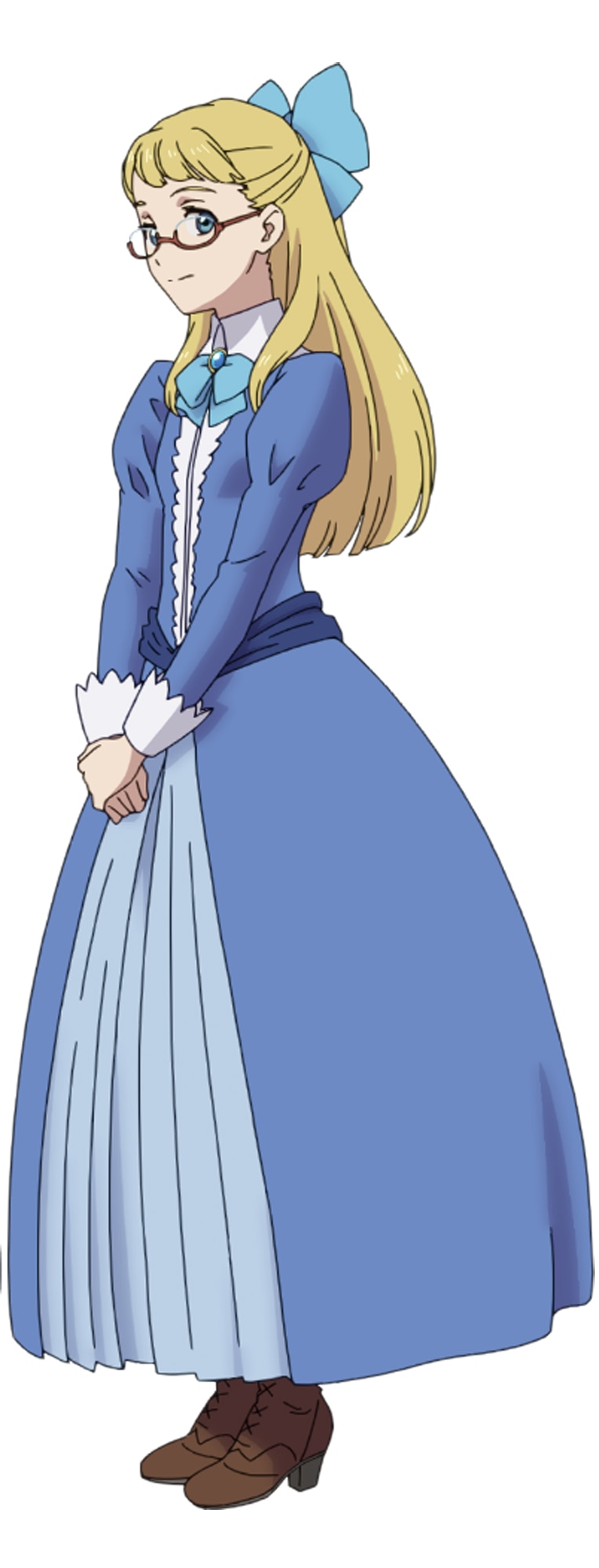 セレン・ボルドー（CV：市ノ瀬加那）。大領主ボルドー家の三女。まだ幼さが残る15歳でありながら内政の才を見せ始め、その才覚で姉たちを支える。盗賊に襲われているところをアンジェリンに助けられる。 (c)門司柿家/アース・スター エンターテイメント/Sランク娘製作委員会