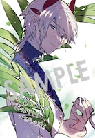 1巻の購入特典として、アニメイトで用意される描き下ろしイラストカード。