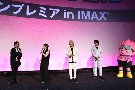 アニメ映画「SAND LAND」ジャパンプレミアの様子。