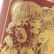 「ゆびさきと恋々」彫刻ボトルのイメージ。