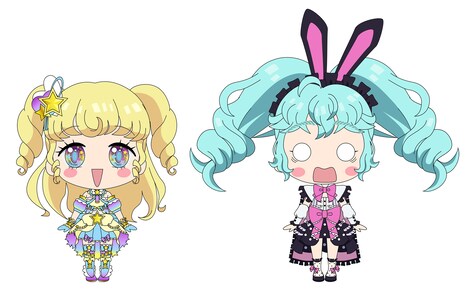 左から夢川ゆい（CV：伊達朱里紗）、香田澄あまり（CV：飯田里穂）。