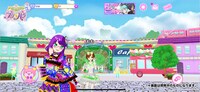 スマートフォン向けアプリ「アイドルランドプリパラ」プレイ画面のイメージ。