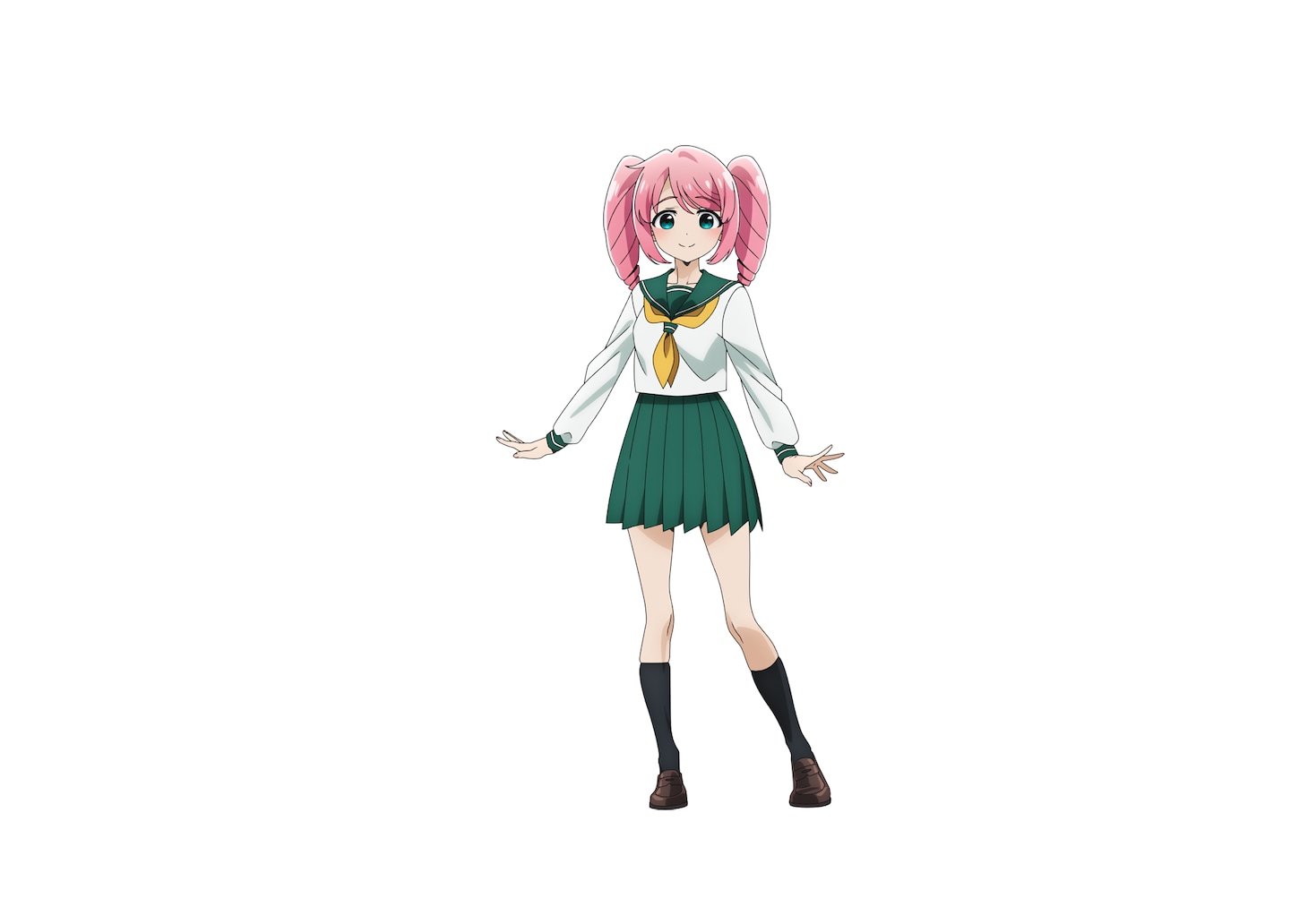 花菱はるかのキャラクタービジュアル。