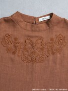 「夏目友人帳 ニャンコ先生刺繍ブラウス」