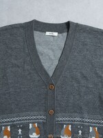 「夏目友人帳 ニャンコ先生ニットカーディガン」