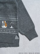 「夏目友人帳 ニャンコ先生ニットカーディガン」