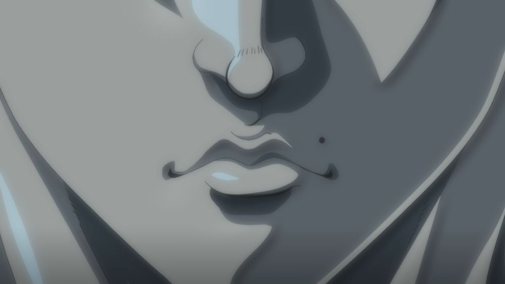 アニメ「『範馬刃牙』第2期」の「地上最強の親子喧嘩編」ノンクレジットエンディング映像より。 (c)板垣恵介(秋田書店)／範馬刃牙製作委員会