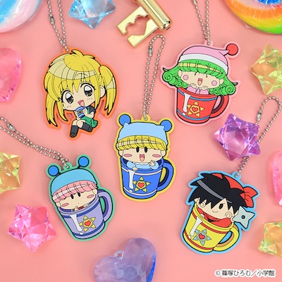 「『ミルモでポン！』ラバーマスコット」全5種。