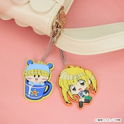 「『ミルモでポン！』ラバーマスコット」の着用例。