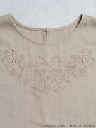 「夏目友人帳 ニャンコ先生刺繍ワンピース」