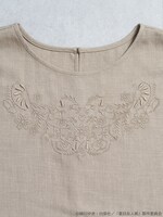 「夏目友人帳 ニャンコ先生刺繍ワンピース」