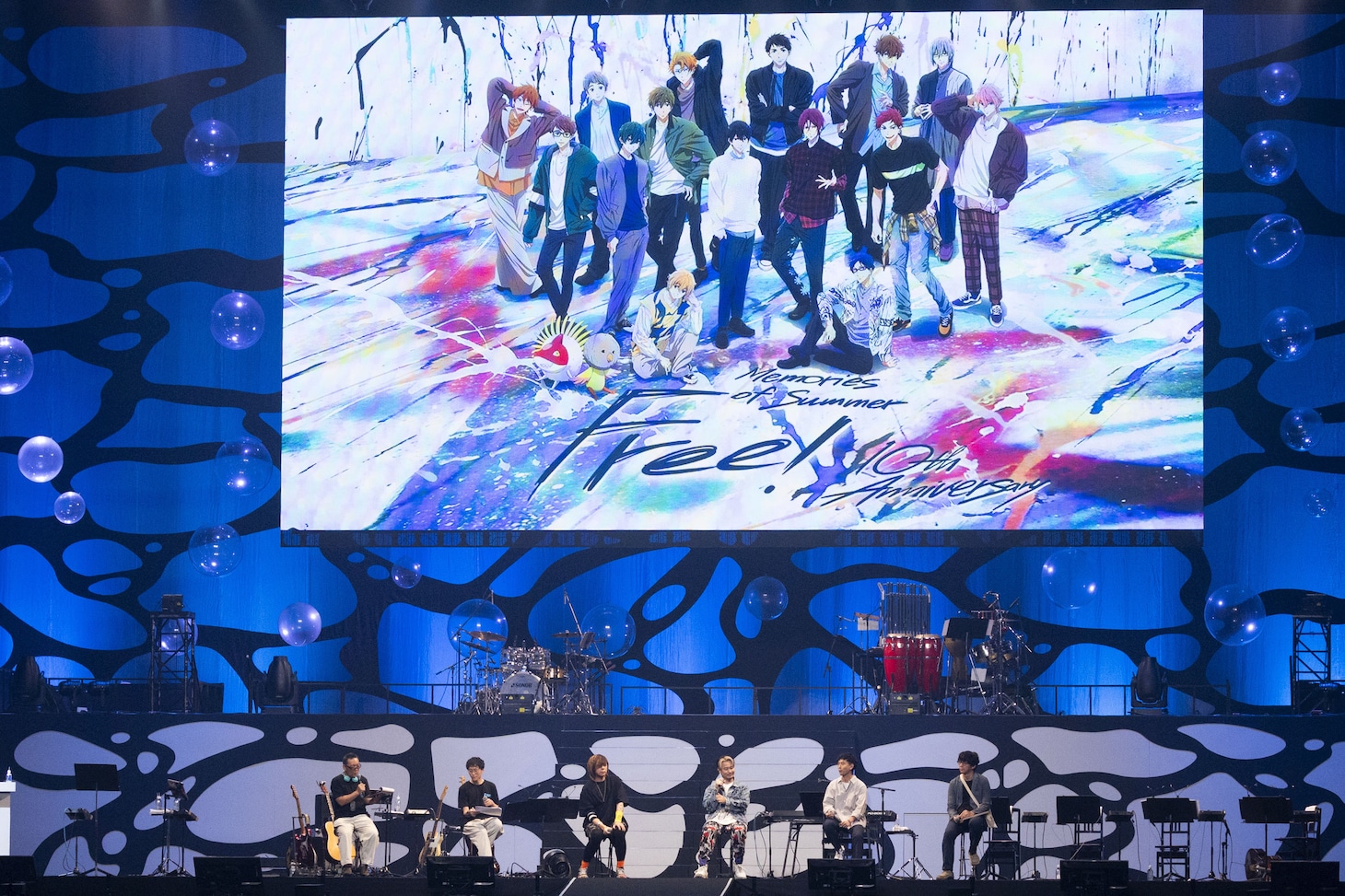 「Free! 10th Anniversary －Memories of Summer－」前夜祭の様子。