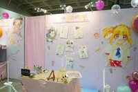 ちゃおブースの「大人気まんが家先生の出張お仕事部屋」。