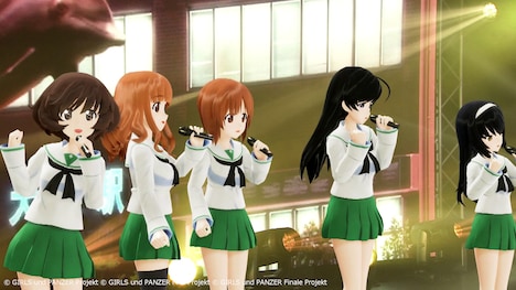 「ガールズ＆パンツァー バーチャルライブ、はじめます！～オオアライで全員集合!!!!!!!～」より。