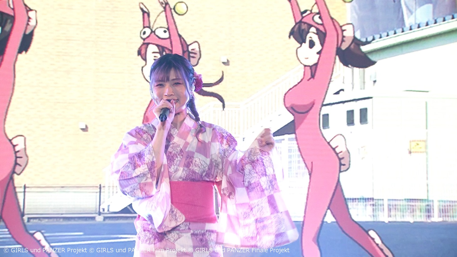 「ガールズ＆パンツァー バーチャルライブ、はじめます！～オオアライで全員集合!!!!!!!～」より。