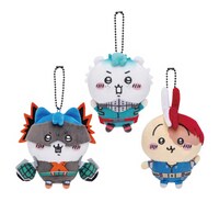 「マスコット（緑谷出久×ちいかわ、爆豪勝己×ハチワレ、轟焦凍×うさぎ）」