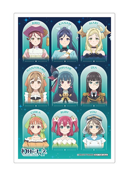 購入特典のクリアブロマイド。