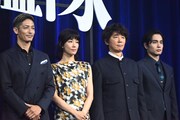 映画「沈黙の艦隊」完成報告会より。
