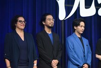 映画「沈黙の艦隊」完成報告会より。