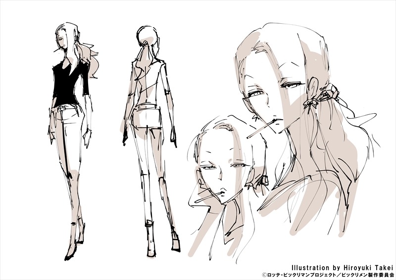 オアシスのキャラクター原案イラスト。