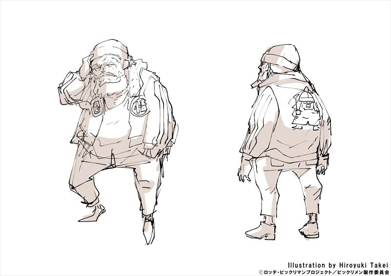 カーンのキャラクター原案イラスト。
