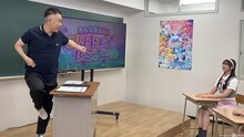 「みんな集まれ！プリキュアゼミナール」で講師を務めるFUJIWARA原西（左）。