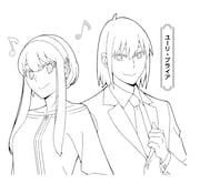 ぬりえとシールがセットになったオリジナルブックD「ヨル」 (c)遠藤達哉/集英社・SPY×FAMILY 製作委員会