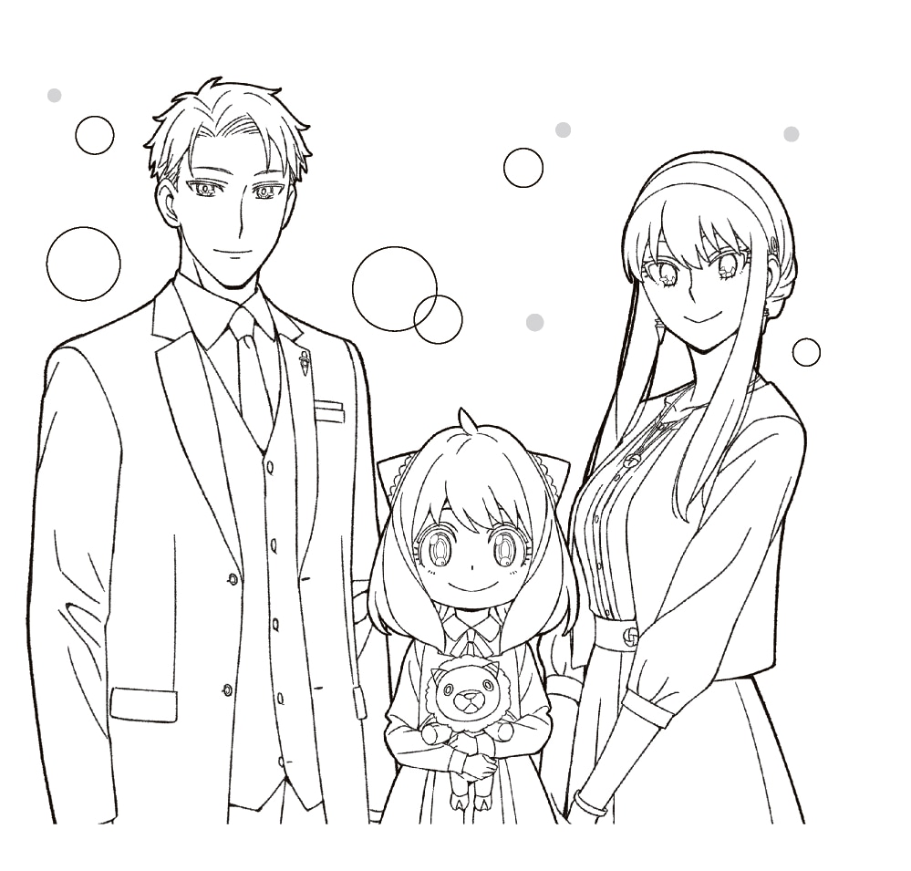 ぬりえとシールがセットになったオリジナルブックB「アーニャ」 (c)遠藤達哉/集英社・SPY×FAMILY 製作委員会