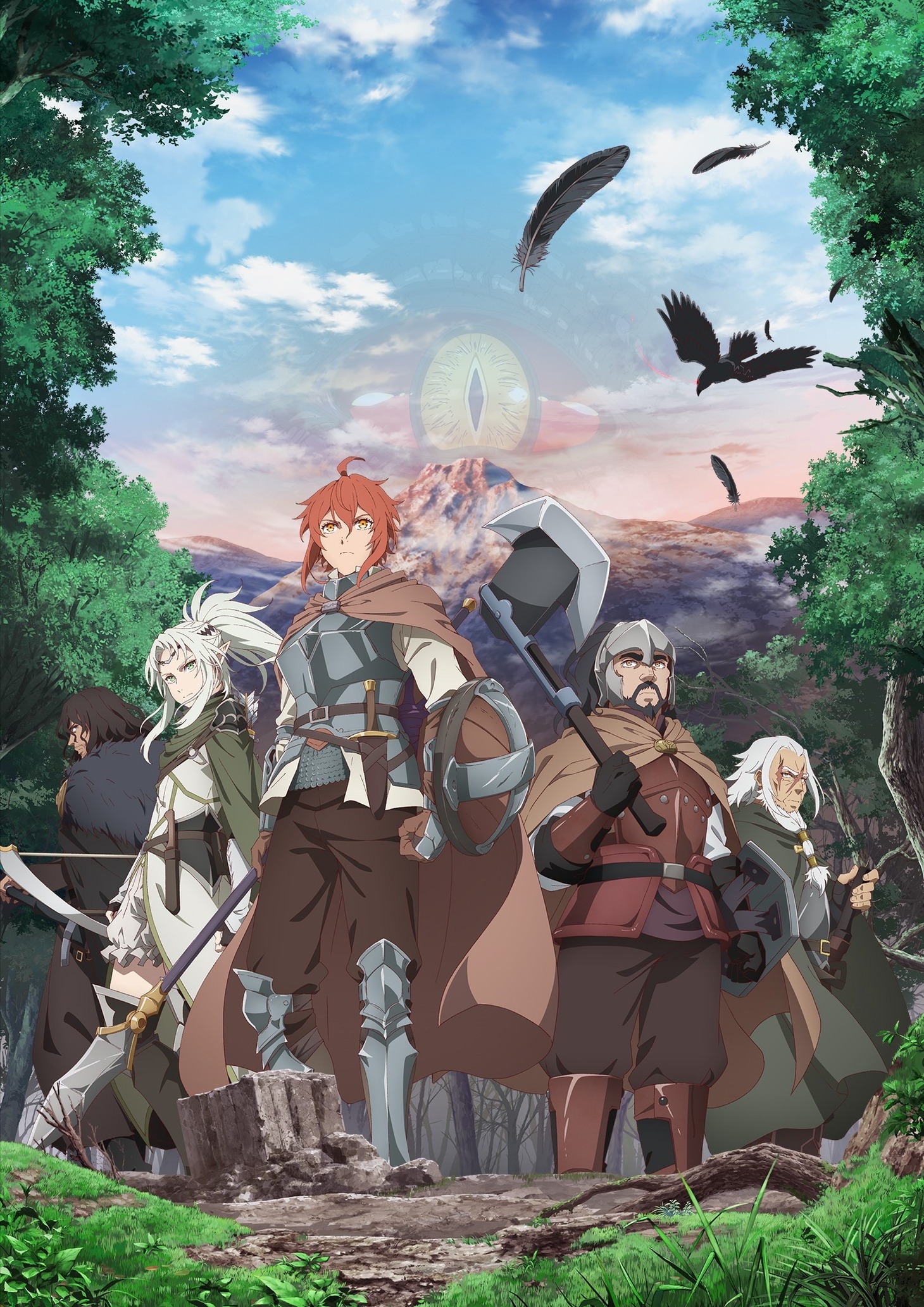「最果てのパラディン 鉄錆の山の王」ビジュアル (c)柳野かなた・オーバーラップ／最果てのパラディン製作委員会
