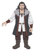 ルゥ（CV：四宮豪）。ドワーフの王族。内気で気弱な性格だが、正義感が強く喧嘩の仲裁に入ることもある。ウィルに憧れを抱き、従者になることを誓う。(c)柳野かなた・オーバーラップ／最果てのパラディン製作委員会