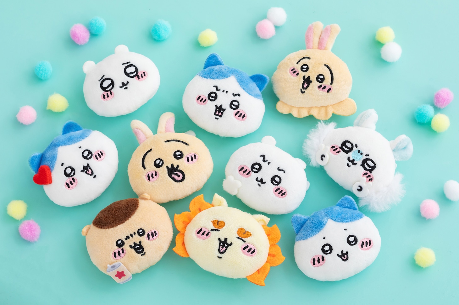 「なかよしぬいぐるみバッジ いろんなおかお
（全10種）」