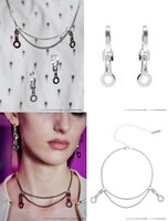 「【ジョジョの奇妙な冒険 黄金の風×PAMEO POSE】ブローノ・ブチャラティ ピアス」と「【ジョジョの奇妙な冒険 黄金の風×PAMEO POSE】ブローノ・ブチャラティ チョーカー」。