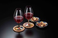 酒グラスの使用イメージ。