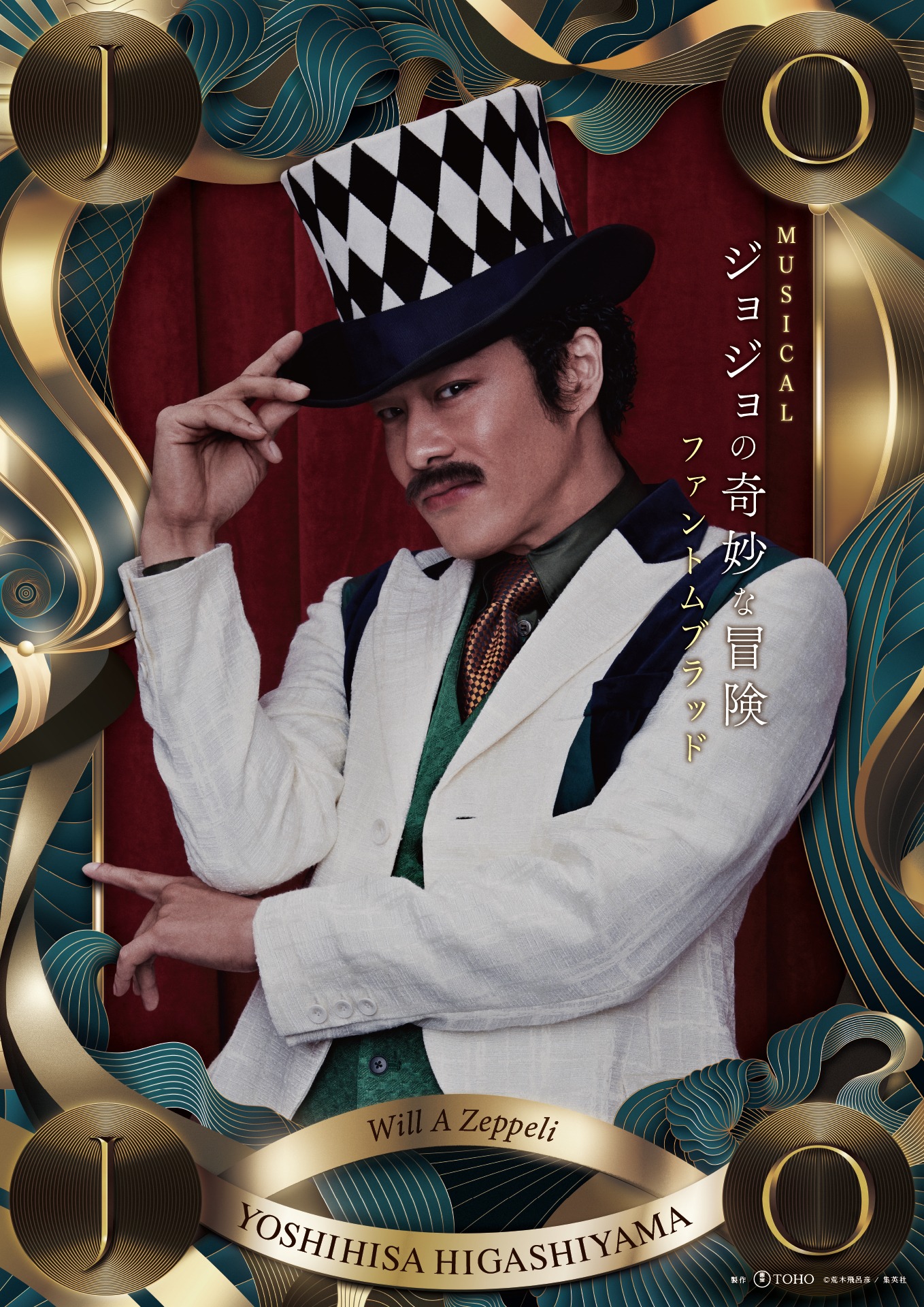 ウィル・A・ツェペリ役の東山義久。