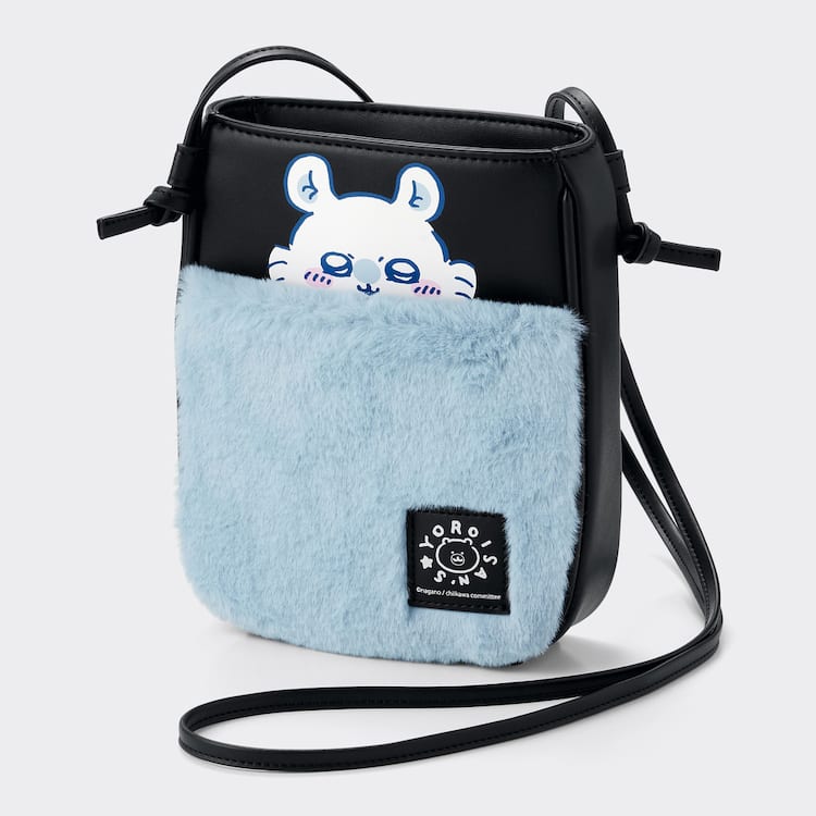 ちいかわ」×GU第3弾 モモンガがヒョコっと覗くポーチや刺繍ソックス 