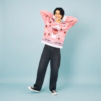 「銀魂ダサセーター〈銀さんのいちご牛乳〉」