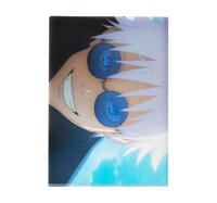 五条悟と夏油傑のビジュアルを使用したA4クリアファイルの裏面。 (c)MEN’S NON-NO 2023年10月号増刊／集英社 (c)芥見下々／集英社・呪術廻戦製作委員会