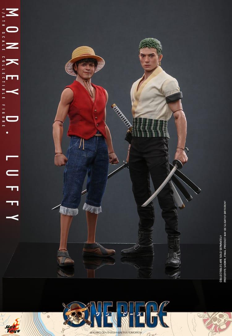 ONE PIECE」実写ドラマのルフィ・ゾロフィギュアが誕生、眼球も動く1/6 