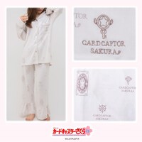 「アイテム総柄デザインシャツパジャマ」着用イメージ