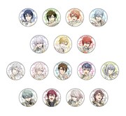 Blu-ray BOX、DVD BOXアニメイト限定セット特典の缶バッジ。