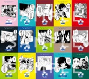 「ブルーロック」47都道府県イラストカード。