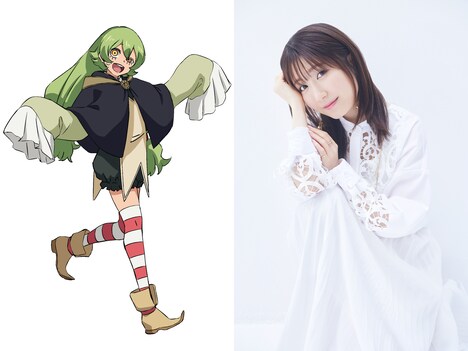 クフフ(CV:日高里菜)
「アマラリルク」の一員。人を笑わせることが大好きで、“ヒト型おもちゃ箱”と呼ばれている。万物を引き寄せる能力を持ち、トリッキーな攻撃が得意。