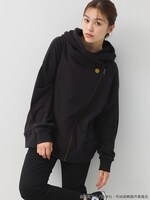 「呪術高専 校章刺繍ライダースパーカー」