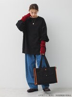 コーディネートの例。