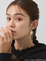 「呪術高専 校章チャームイヤリング 五条悟モデル」