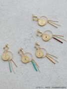 「呪術高専 校章チャームイヤリング」