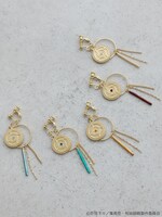 「呪術高専 校章チャームイヤリング」