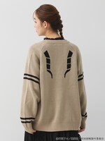 「宿儺 イメージ ジャガードニットカーディガン」