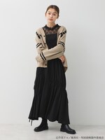 「宿儺 イメージ ジャガードニットカーディガン」