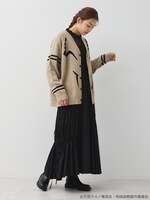 「宿儺 イメージ ジャガードニットカーディガン」